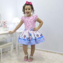 Vestido infantil tema Lol Sereia