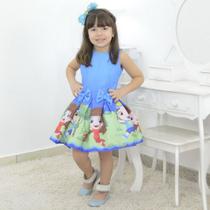 Vestido Infantil tema Luccas Neto e Gi