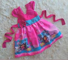 Vestido Infantil Temático A Casa Magica Da Gabby Ref02