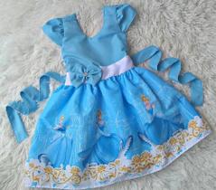 Vestido Infantil Temático Cinderela