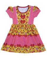 Vestido Infantil Temático Estampado Festa Junina