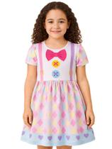 Vestido Infantil Temático Fantasia Palhacinha Vestido Infantil Temático Fantasia Palhacinha