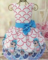 Vestido Infantil Temático Luxo LOL 2 anos Vestido Infantil Temático Luxo LOL 2 anos