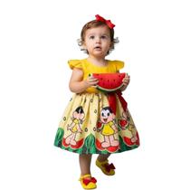 Vestido Infantil Temático Luxo Magali bebê até 1 ano
