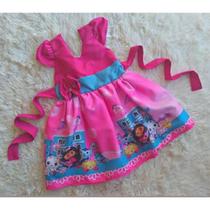 Vestido Infantil Temático Simples A Casa da Gabby RF02 Vestido Infantil Temático Simples A Casa da Gabby RF02