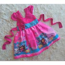 Vestido Infantil Temático Simples a Casa da Gabby RF02