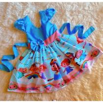 Vestido Infantil Temático Simples Cocomelon Vestido Infantil Temático Simples Cocomelon