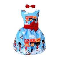 Vestido Infantil Temático Três Palavrinhas Deus É Amor