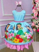 Vestido infantil Tematicos da Miss Lilo e Stitch Luxo