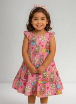 Vestido Infantil Tendência Meninas Boneco Labubu Chaveiro Vestido Infantil Tendência Meninas Boneco Labubu Chaveiro