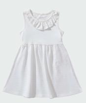 Vestido Infantil Textura Babado Marisa Tam 1 a 3-78158
