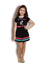 Vestido Infantil Tik Tok Vestido Infantil Tik Tok