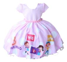 Vestido Infantil Três Palavrinhas