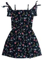 Vestido Infantil Trick Nick 8 Azul Marinho