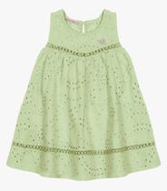 Vestido Infantil Trick Nick Verde