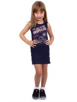 Vestido Infantil Tubinho All Stars Choppers Marinho