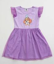 Vestido Infantil Tule Patrulha Canina Nickelodeon Tam -78180