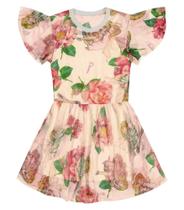 Vestido Infantil Tule Trick Nick Rosa