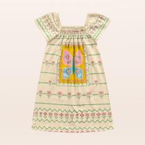 Vestido Infantil Verão Borboleta Tam 4 a 10 - Fakini