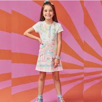 Vestido Infantil Verão em Fly Tech Parque de Diversões Tam 2 a 14 - Kukiê