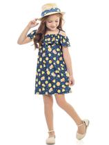 Vestido Infantil Verão Frutas - Kaiani