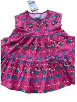 Vestido Infantil Verão Menina Estampado Fresquinho Casual Rodado Malwee Kids