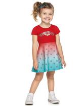 Vestido Infantil Verão Mulher Maravilha Produto Licenciado - Romitex