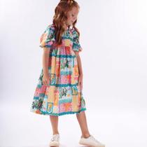 Vestido Infantil Verão Natureza - Kiki Xodó