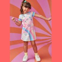 Vestido Infantil Verão Rainbow Tam 2 a 14 - Kukiê