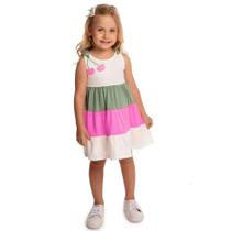 Vestido Infantil Verão Três Marias Cerejinha - By Gus