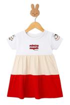 Vestido Infantil Verão Três Marias Mônica E Magali - By Gus Vestido Infantil Verão Três Marias Mônica E Magali - By Gus