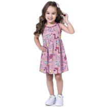 Vestido Infantil Verão Unicórnio - Fakini Forfun