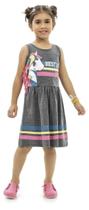 Vestido Infantil Verão Unicórnio - Kamylus Vestido Infantil Verão Unicórnio - Kamylus