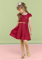 Vestido Infantil Vermelho Glinny 22813