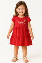 Vestido Infantil Vermelho Kaiani Vestido Infantil Vermelho Kaiani