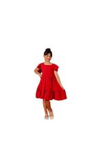 Vestido Infantil Vermelho Mary