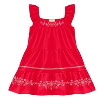 Vestido Infantil Vermelho Milon 14058