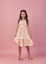 Vestido Infantil Viscose Menina 252218 Gabriela Aquarela