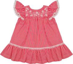 Vestido Infantil Xadrez Festa Papilloo