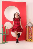 Vestido Infantil Xadrez Junino Luxo São João Quadrilha Vestido Infantil Xadrez Junino Luxo São João Quadrilha