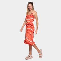 Vestido Influencer Midi Com Pregas Estampado