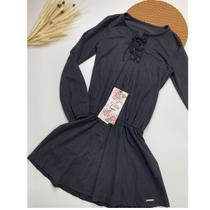 Vestido Inverno Camurça PAKITA Cor:PretoTamanho:8 Vestido Inverno Camurça PAKITA Cor:PretoTamanho:8