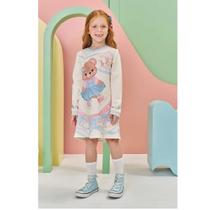 Vestido Inverno Malha Fly Tech KUKIÊ Cor:BegeTamanho:12 Vestido Inverno Malha Fly Tech KUKIÊ Cor:BegeTamanho:12