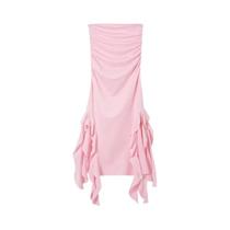 Vestido Irregular De Um Ombro Para Mulheres, Ajuste Slim, Moda Primavera Verão, Estilo