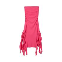 Vestido Irregular De Um Ombro Para Mulheres, Ajuste Slim, Moda Primavera Verão, Estilo