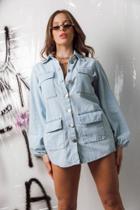 Vestido jaqueta jeans lari