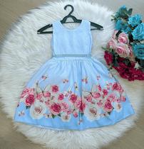 Vestido Jardim Encantado Borboletas Tam.12