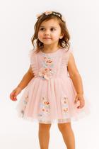 Vestido Jardim Encantado Infantil Bebê Papilloo