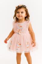 Vestido Jardim Encantado Infantil Bebê Papilloo