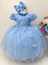 Vestido jardim encantado infantil bosque menina bonita rosa